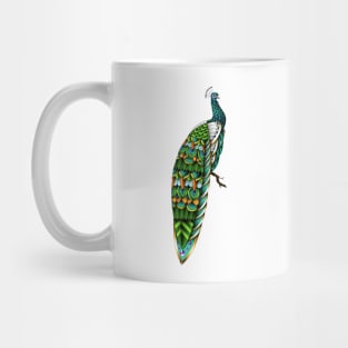 Ornate Peacock Mug